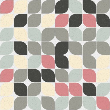 Soyut Geometrik Desen üretken hesaplama sanatı çizimi