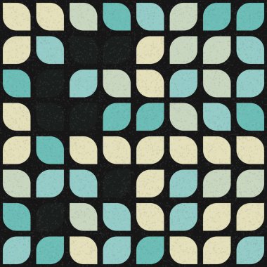 Soyut Geometrik Desen üretken hesaplama sanatı çizimi 