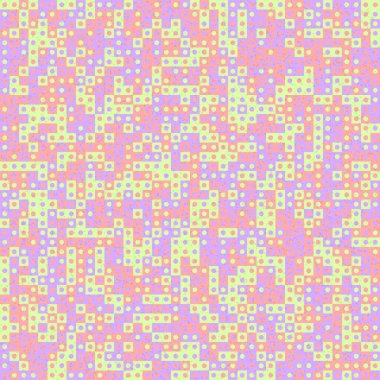 Soyut Geometrik Desen üretken hesaplama sanatı çizimi