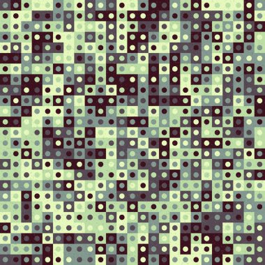 Soyut Geometrik Desen üretken hesaplama sanatı çizimi 