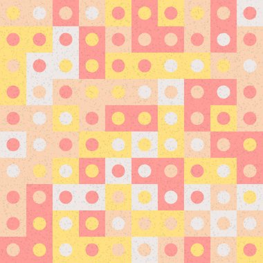 Soyut Geometrik Desen üretken hesaplama sanatı çizimi