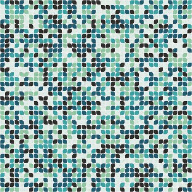 Soyut Geometrik Desen üretken hesaplama sanatı çizimi