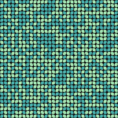 Soyut Geometrik Desen üretken hesaplama sanatı çizimi 