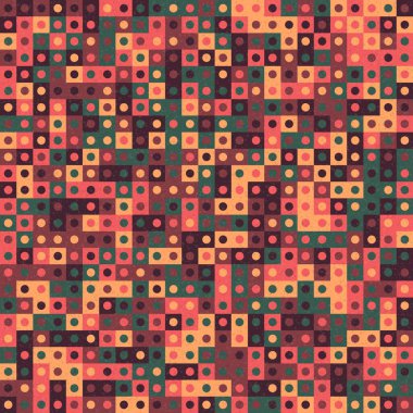 Soyut Geometrik Desen üretken hesaplama sanatı çizimi