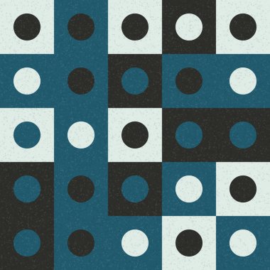 Soyut Geometrik Desen üretken hesaplama sanatı çizimi 