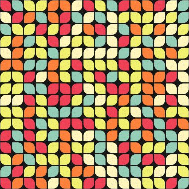 Üretken hesaplama sanatıyla soyut geometrik desen 