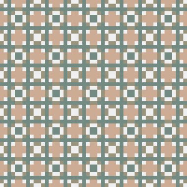 Soyut çapraz desenli üretken hesaplama sanatı çizimi