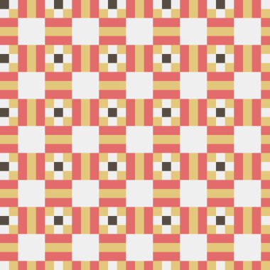 Soyut çapraz desenli üretken hesaplama sanatı çizimi