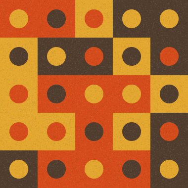 Soyut Geometrik Desen üretken hesaplama sanatı çizimi 