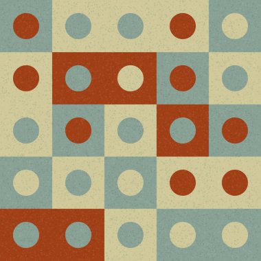 Soyut Geometrik Desen üretken hesaplama sanatı çizimi 