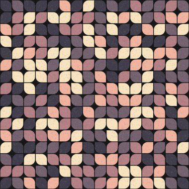 Soyut Geometrik Desen üretken hesaplama sanatı çizimi 