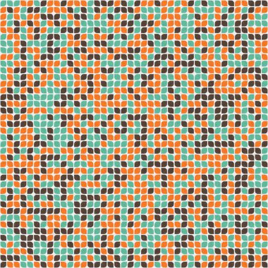 Soyut Geometrik Desen üretken hesaplama sanatı çizimi 