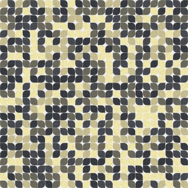 Soyut Geometrik Desen üretken hesaplama sanatı çizimi