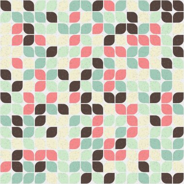 Üretken hesaplama sanatıyla soyut geometrik desen 