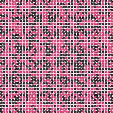 Üretken hesaplama sanatıyla soyut geometrik desen 