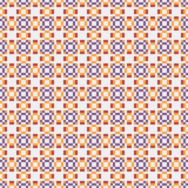 Soyut çapraz desenli üretken hesaplama sanatı çizimi