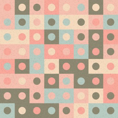 Soyut Geometrik Desen üretken hesaplama sanatı çizimi 