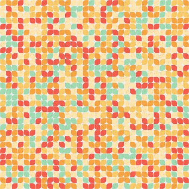 Üretken hesaplama sanatıyla soyut geometrik desen 