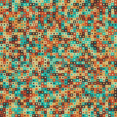 Soyut Geometrik Desen üretken hesaplama sanatı çizimi 