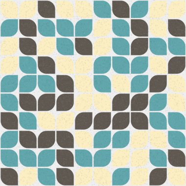 Soyut Geometrik Desen üretken hesaplama sanatı çizimi 