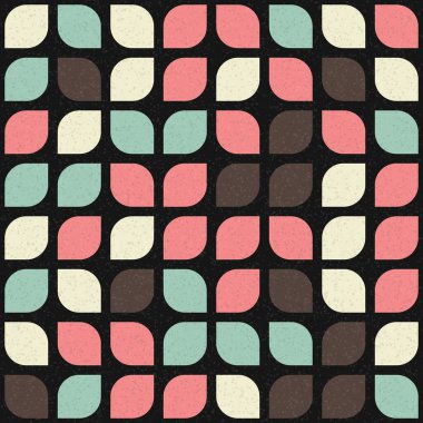 Üretken hesaplama sanatıyla soyut geometrik desen 