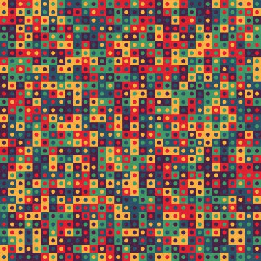 Soyut Geometrik Desen üretken hesaplama sanatı çizimi 