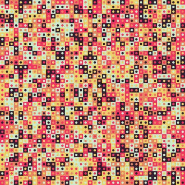 Soyut Geometrik Desen üretken hesaplama sanatı çizimi 