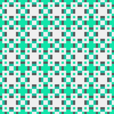 Soyut çapraz desenli üretken hesaplama sanatı çizimi