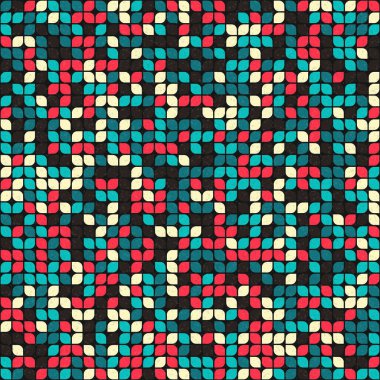 Soyut geometrik desen, vektör illüstrasyonu 