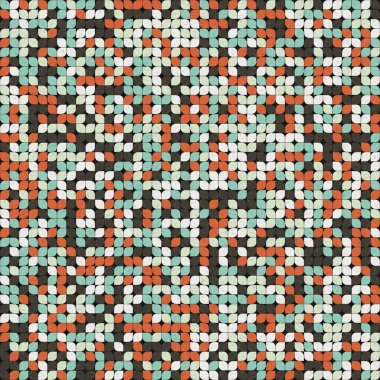 Üretken hesaplama sanatıyla soyut geometrik desen