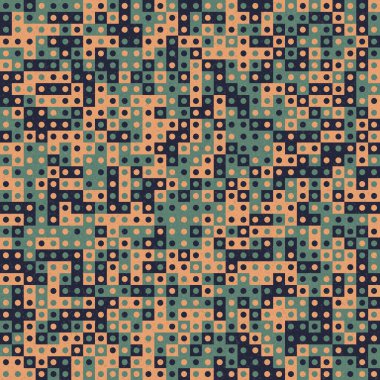 Soyut Geometrik Desen üretken hesaplama sanatı çizimi 