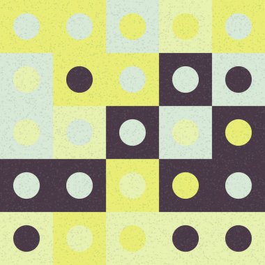 Soyut Geometrik Desen üretken hesaplama sanatı çizimi