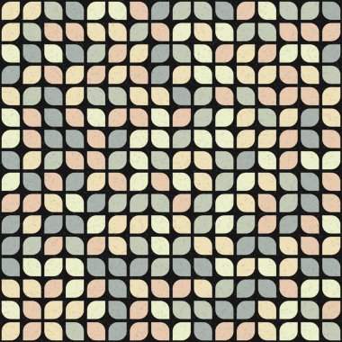 Üretken hesaplama sanatıyla soyut geometrik desen 