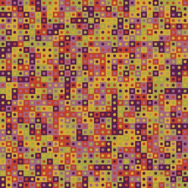 Soyut Geometrik Desen üretken hesaplama sanatı çizimi 