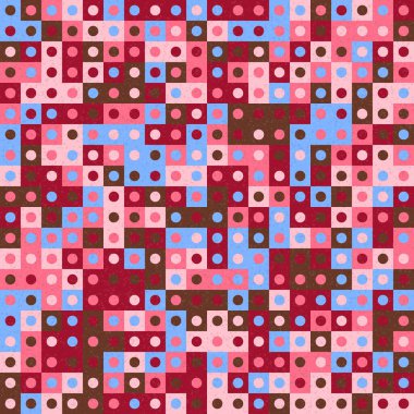 Soyut Geometrik Desen üretken hesaplama sanatı çizimi 