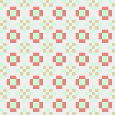 Soyut çapraz desenli üretken hesaplama sanatı çizimi