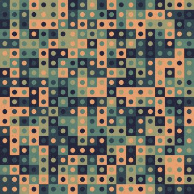 Soyut Geometrik Desen üretken hesaplama sanatı çizimi