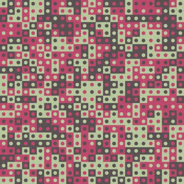 Soyut Geometrik Desen üretken hesaplama sanatı çizimi 