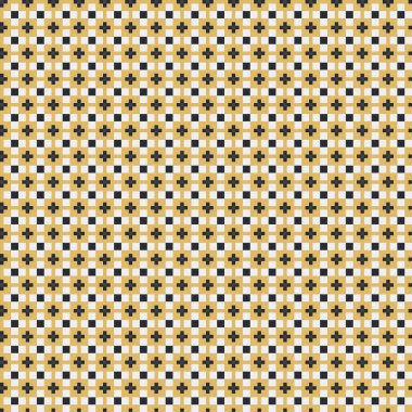 Soyut çapraz desenli üretken hesaplama sanatı çizimi