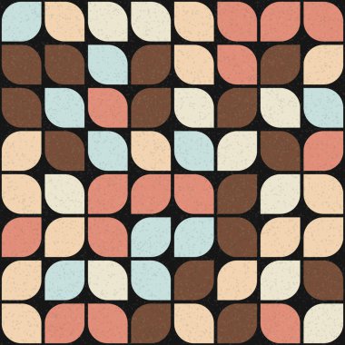 Soyut Geometrik Desen üretken hesaplama sanatı çizimi 