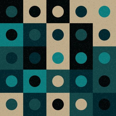 Soyut Geometrik Desen üretken hesaplama sanatı çizimi