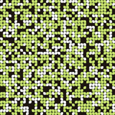 Soyut Geometrik Desen üretken hesaplama sanatı çizimi 