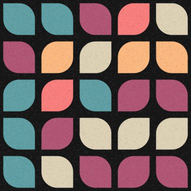 Soyut Geometrik Desen üretken hesaplama sanatı çizimi 