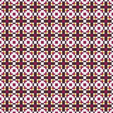 Soyut çapraz desenli üretken hesaplama sanatı çizimi