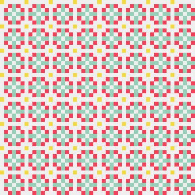 Soyut çapraz desenli üretken hesaplama sanatı çizimi