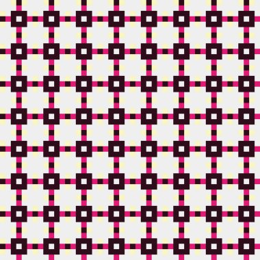 Soyut çapraz desenli üretken hesaplama sanatı çizimi