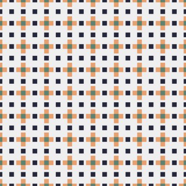 Soyut çapraz desenli üretken hesaplama sanatı çizimi