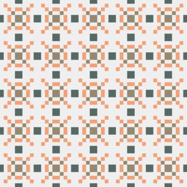 Soyut çapraz desenli üretken hesaplama sanatı çizimi