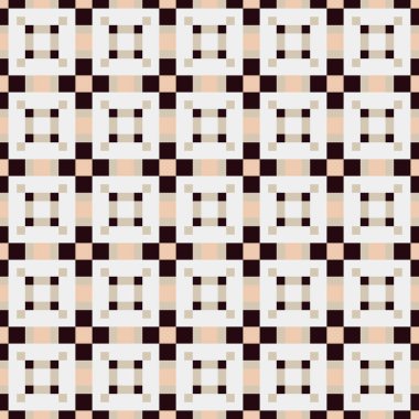 Soyut çapraz desenli üretken hesaplama sanatı çizimi