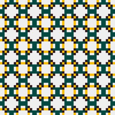 Soyut çapraz desenli üretken hesaplama sanatı çizimi